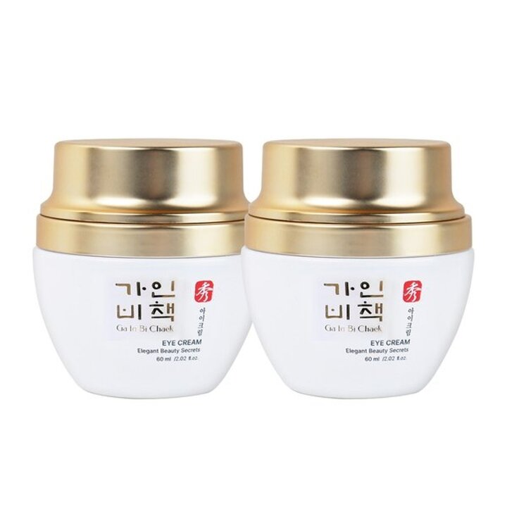 (1+1)가인비책 수 아이크림 60ml /엑소좀 프리미엄 미백 눈가 주름개선 기능성