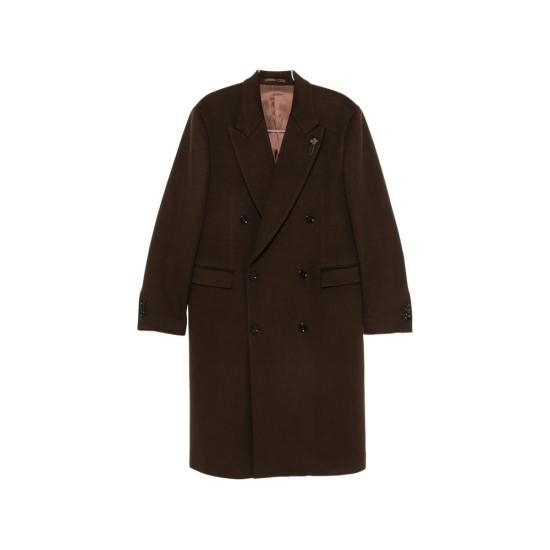 구하다 [해외배송] 26FW 라르디니 코트 AC40408E CN656001 450 BROWN