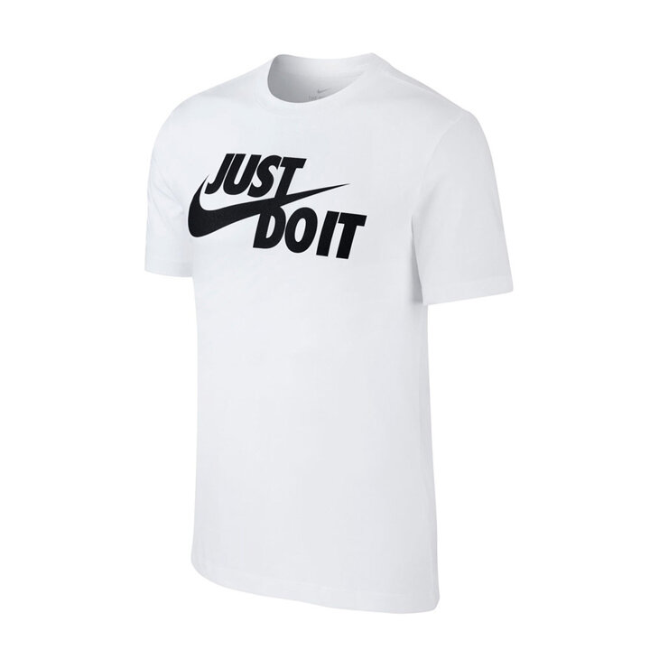 [나이키] 남성용 JUST DO IT 스우시 반팔티 AR5006-100 화이트