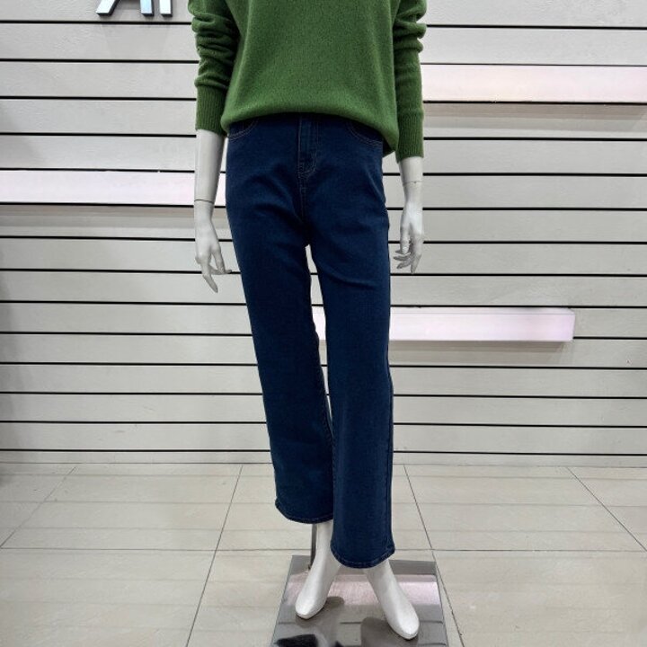 일자핏 기모 겨울 데님팬츠DQDPJP320JJ