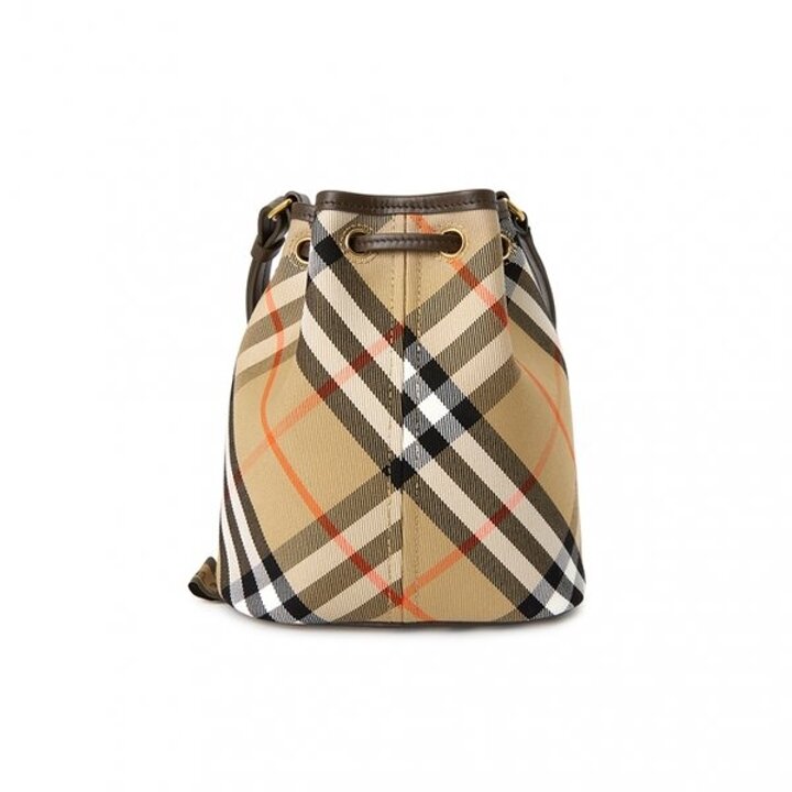 버버리 체크 여성 버킷백 MN DRAWSTRING BUCKET 8093804