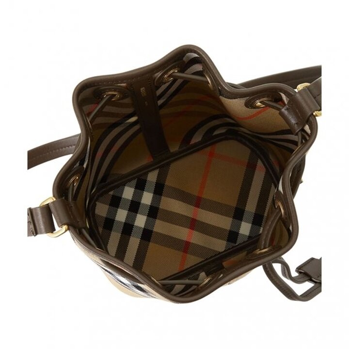 버버리 체크 여성 버킷백 MN DRAWSTRING BUCKET 8093804