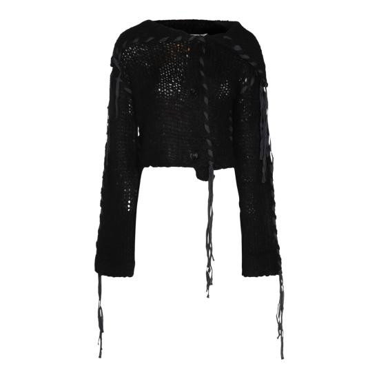 24FW 아크네 스튜디오 가디건 A60545 900 Black