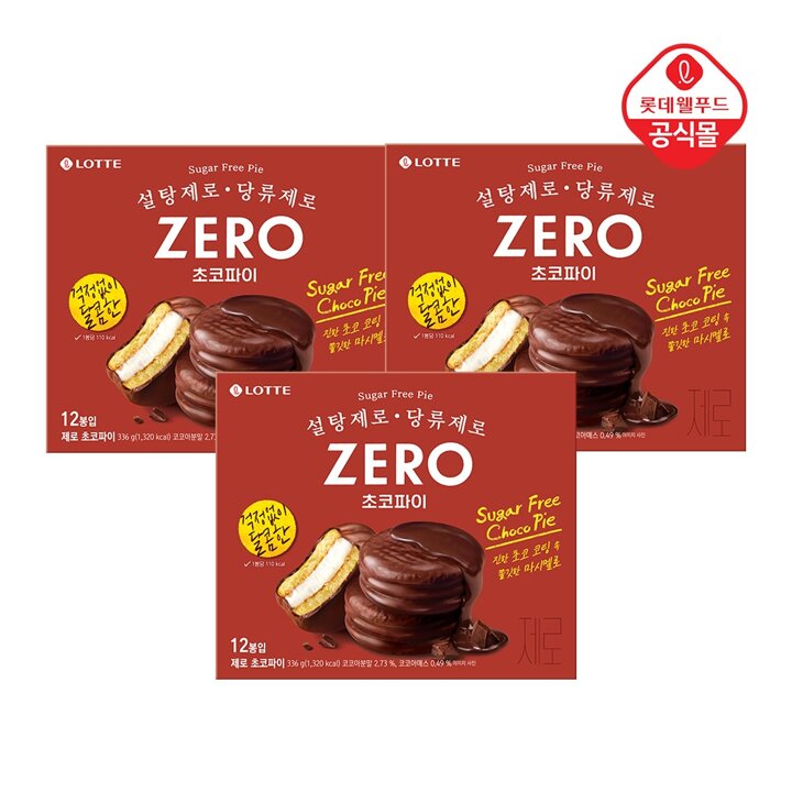 제로 초코파이 336g x 3개
