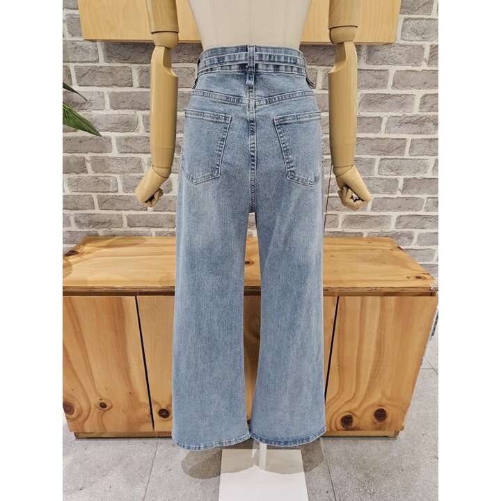 (신세계의정부점)스판부츠컷제천벨트 데님팬츠(LC31F5DP527B)
