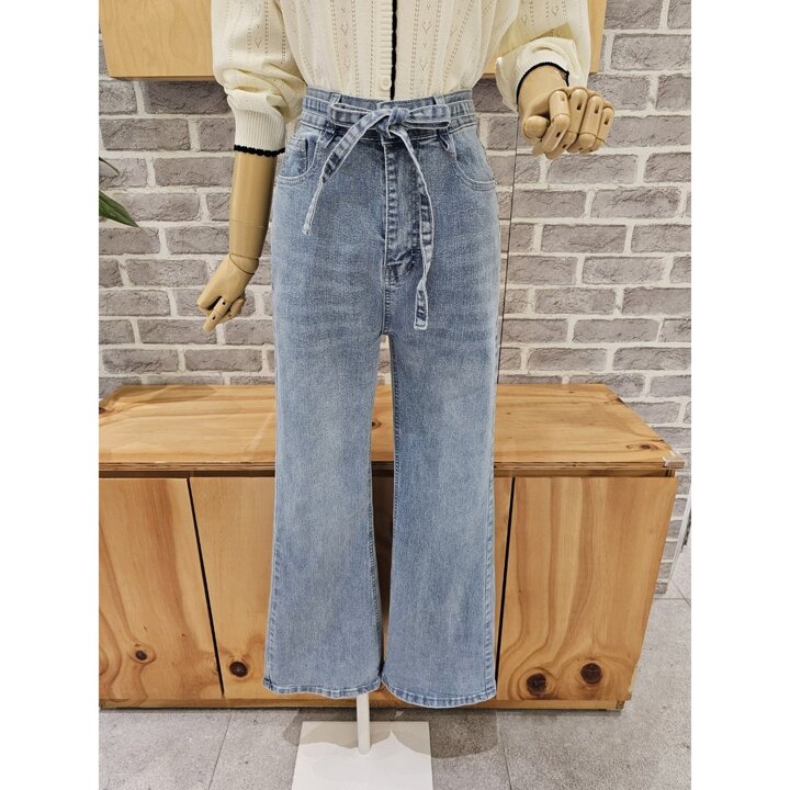 (신세계의정부점)스판부츠컷제천벨트 데님팬츠(LC31F5DP527B)