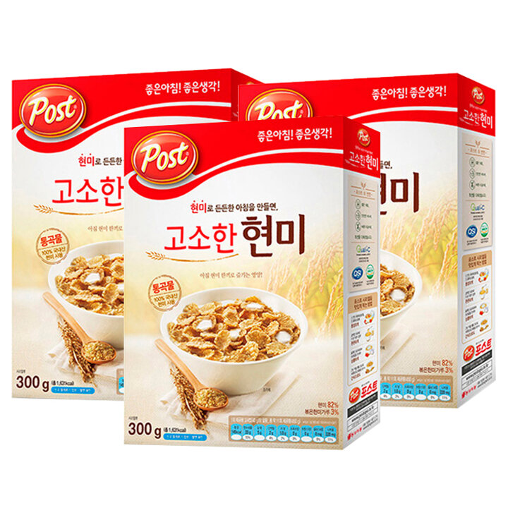 동서 포스트 통곡물 고소한현미 300g x 3개