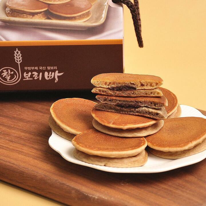 국내산 찰보리로 만든 찰보리빵 25g 30입