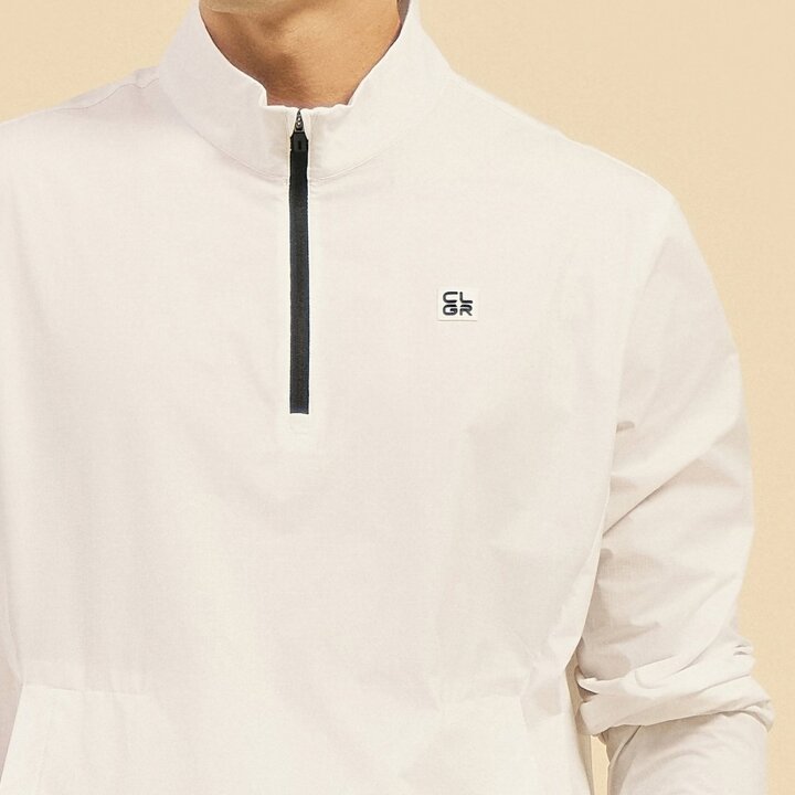 (대전신세계)[챌린저] 남성 에센셜 반집업 하이넥 윈드브레이커 우븐탑