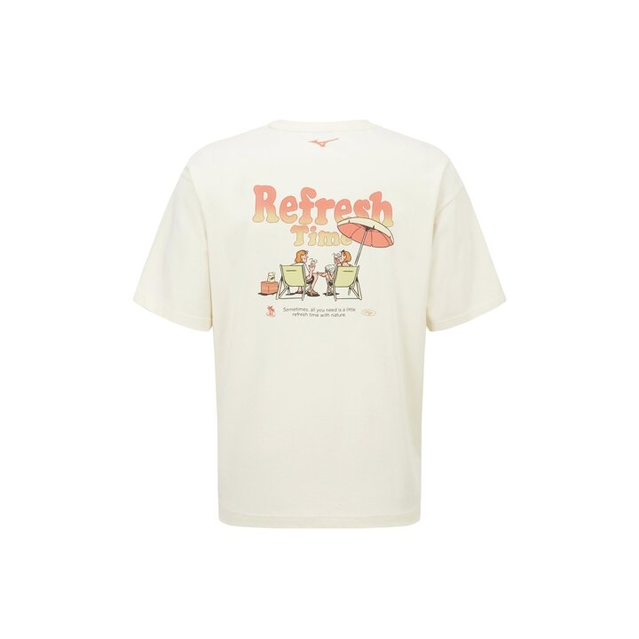 (신세계의정부점)미즈노 공용 그래픽 반팔 티셔츠 32YA5B5748 안정성 신축성 데일리 GRAPHIC T-SHIRTS