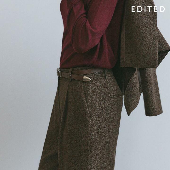 [26FW 최신상] 에디티드 홈스펀 울  팬츠 
