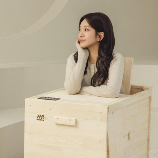아트박스/헬스리아 접이식 건식 편백 반신욕기 핀란드 사우나 HR-KSS