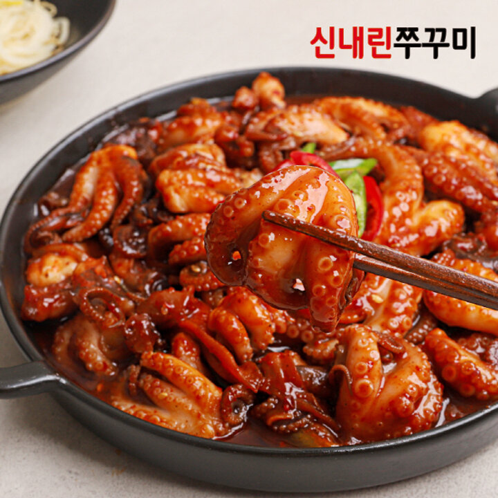[신내린 쭈꾸미]매콤한 양념 쭈꾸미볶음 300g x 3팩