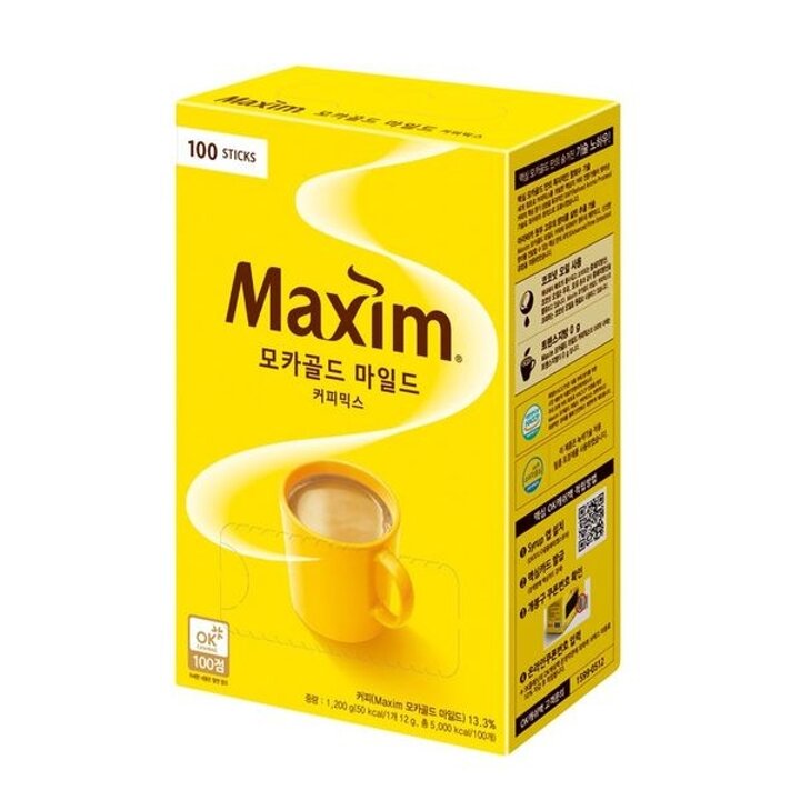 맥심 모카골드 커피믹스, 100개입, 1개[35404653]