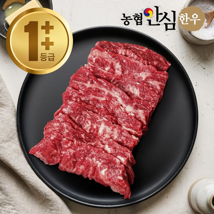 [농협안심한우] 1++등급 한우 치마살 300g