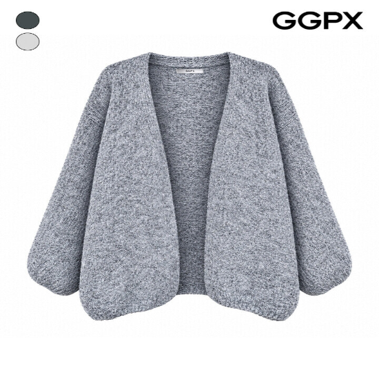 오픈 라인 도톰 가디건 (GQ9KG017F)