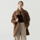 [리오벨] 25FW 호주산 양모100 케이프 코트