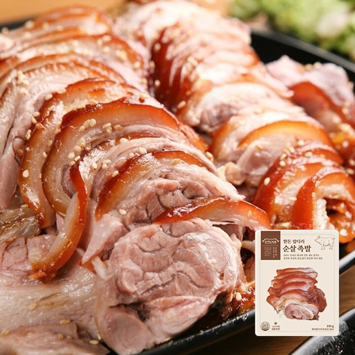 [한국민속촌] 한돈 앞다리 순살 족발 150g x 4팩