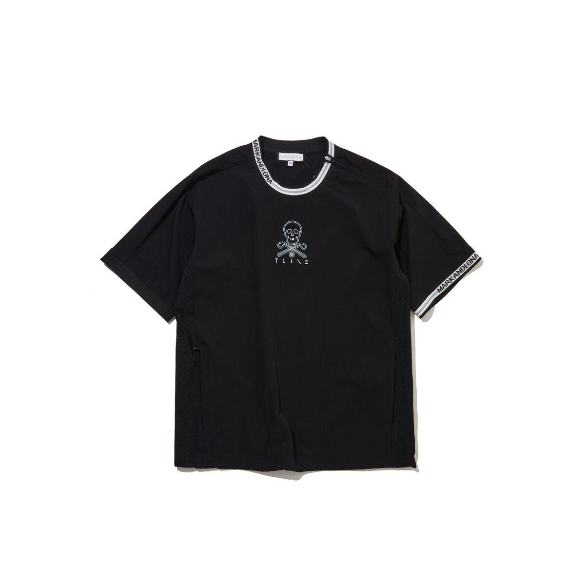 마크앤로나 M T-LINE HALF SLEEVE WOVEN CREW (LS2XC71M)