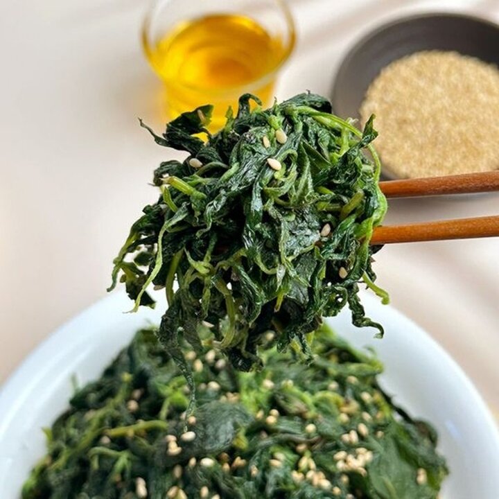 [당일조리] 30년 전통 엄마손맛 가정식수제반찬 깻잎순나물무침 300g..[35142899]