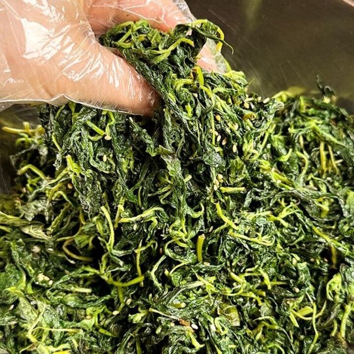 [당일조리] 30년 전통 엄마손맛 가정식수제반찬 깻잎순나물무침 300g..[35142899]
