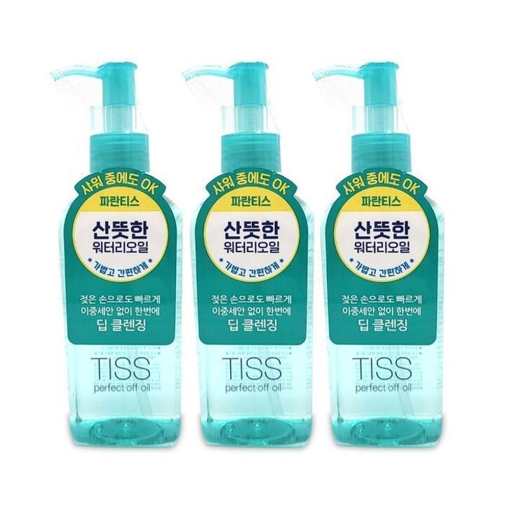 시세이도 티스 퍼펙트 오프 오일 230ml 클렌징 오일 3개 Ss (10443394)