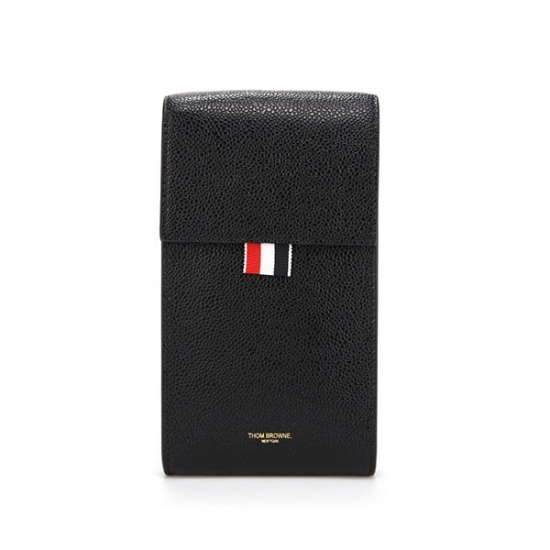 톰브라운 MAC113A 00198 001 페블 그레인 삼선탭 폰 홀더 크로스백