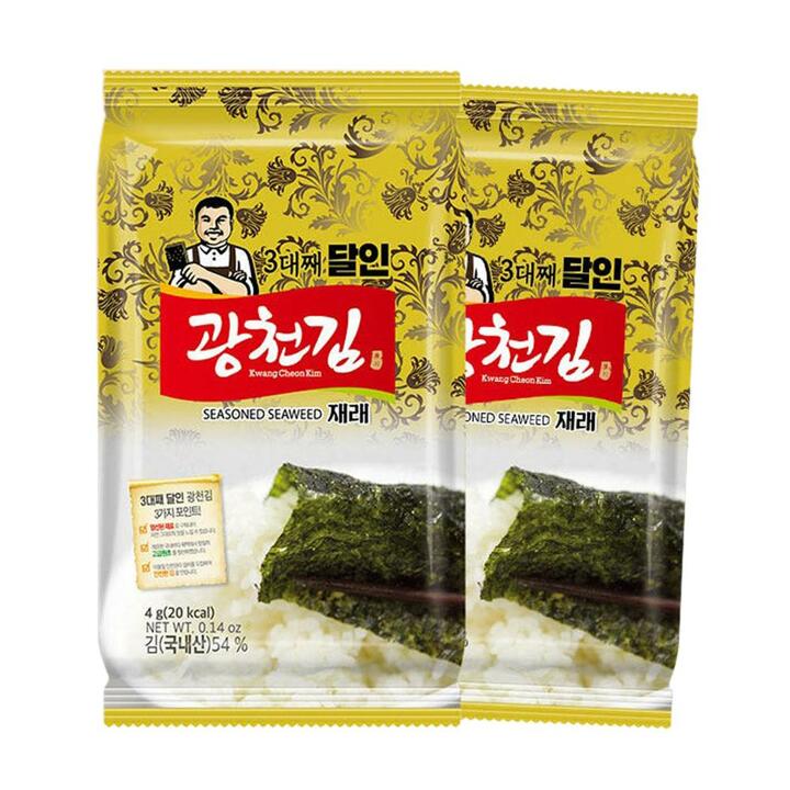 [G]광천김 달인 재래김 도시락김 40봉/조미김/구운김