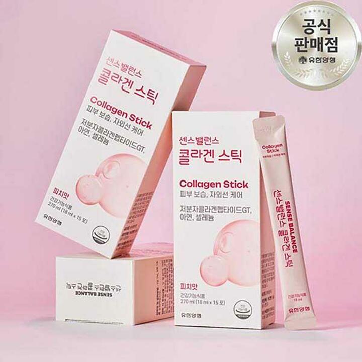 센스밸런스 콜라겐 스틱 30포 피부 보습 저분자 어린 피쉬 액상 콜라겐