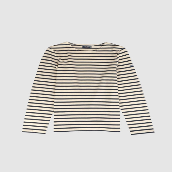 25SS 세인트제임스 긴팔 티셔츠 687050 ECRU MARINE DOM