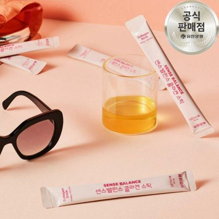 센스밸런스 콜라겐 스틱 45포 피부 보습 저분자 어린 피쉬 액상 콜라겐