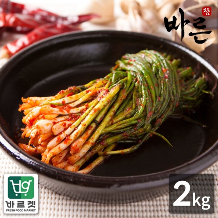 참바른김치 프리미엄 국내산 파김치 2kg / 바른재료 바른위생 바르겟