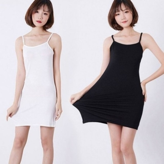 돌잔치엄마원피스 가능한 샤틴원피스 슬림 어깨끈 미19913520667501