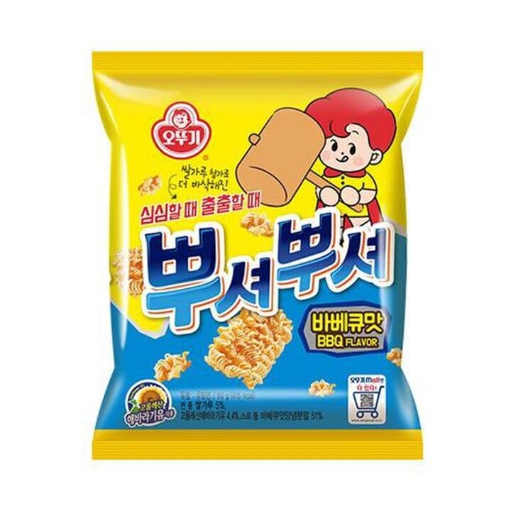 (신세계센텀점)오뚜기 뿌셔뿌셔 바베큐맛 90G