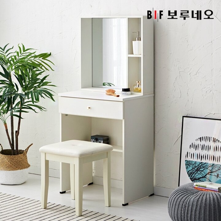 앳홈 심플리 600 화장대+스툴 -착불