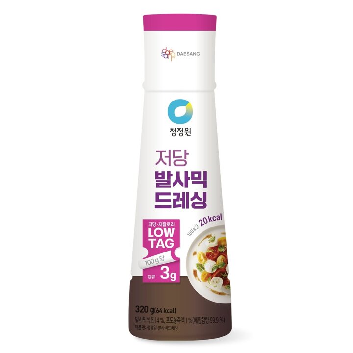 (신세계의정부점)청정원 저당발사믹드레싱320g