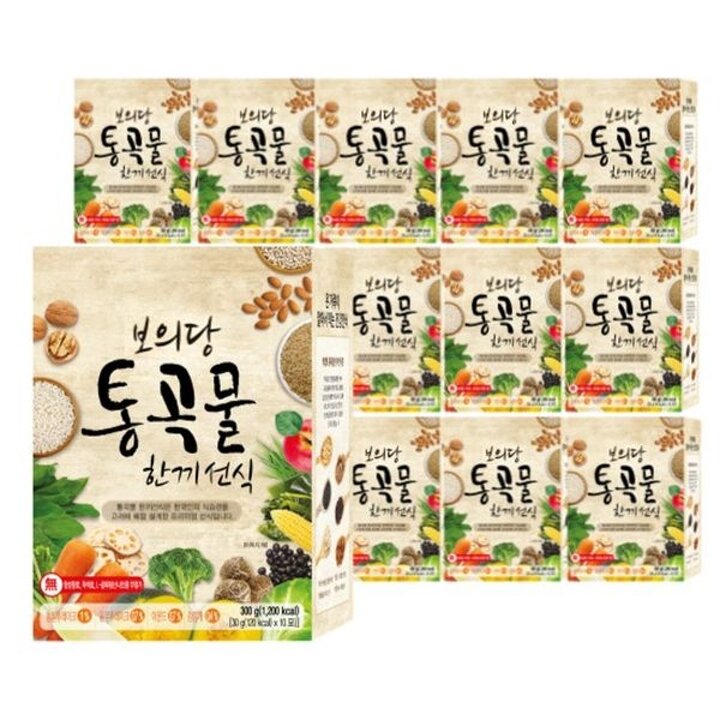 [2박스 더] 리뉴얼 보의당 통곡물 한끼선식 10+2 총12박스(30gx120포)..[35582598]