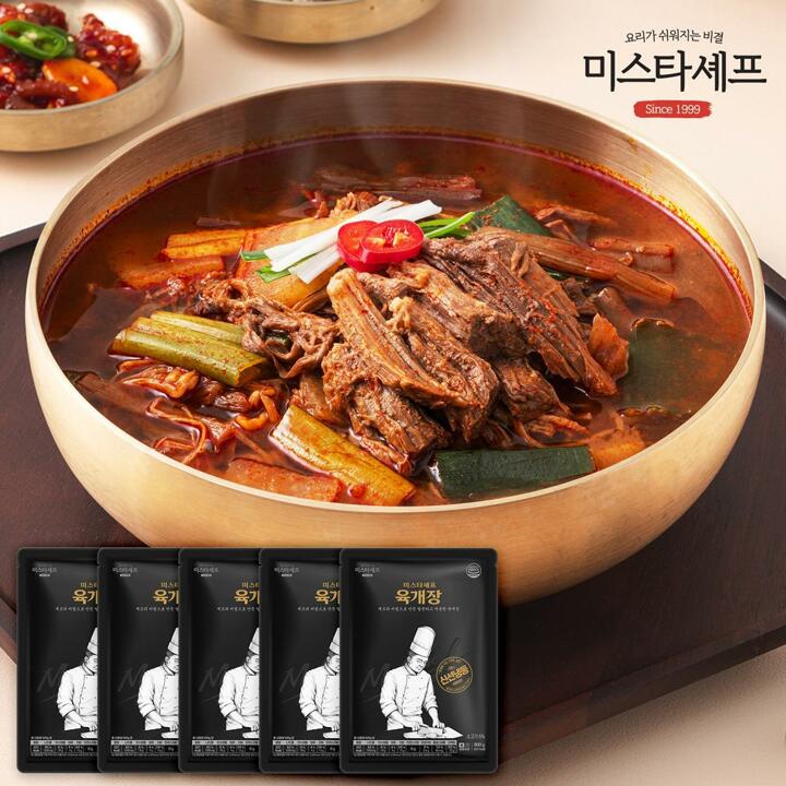 [G]미스타셰프 육개장 600g 5팩