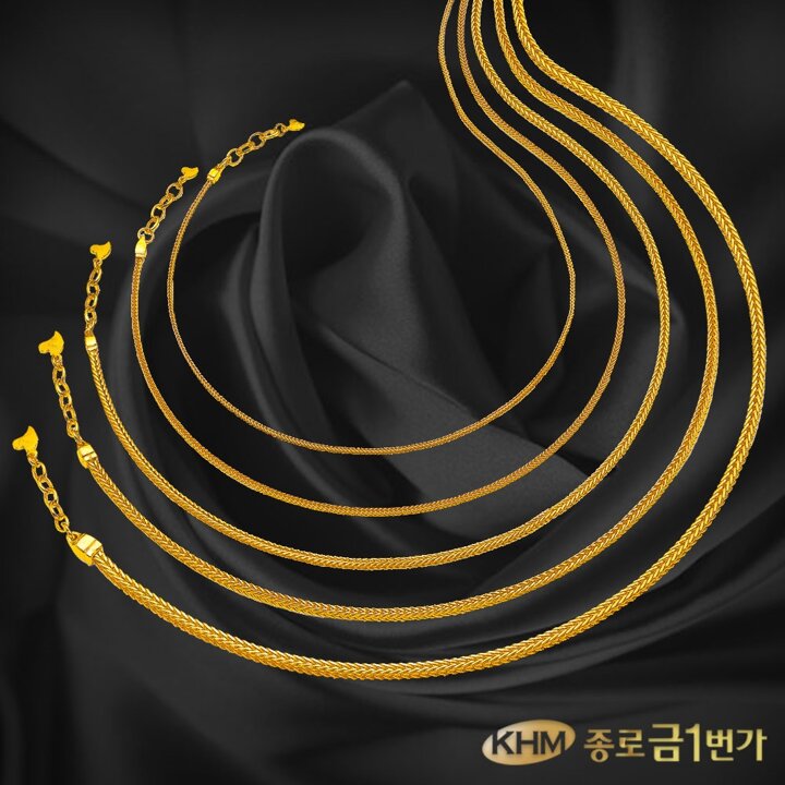 [종로금1번가] 여자 순금 목걸이 폭스 체인  3.75g
