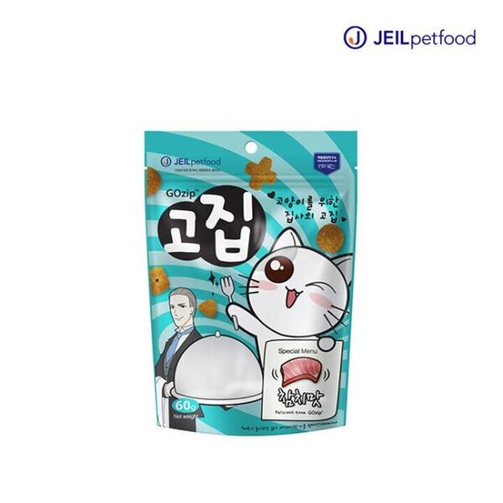 아트박스/제일사료 고집 고양이간식 참치 60g