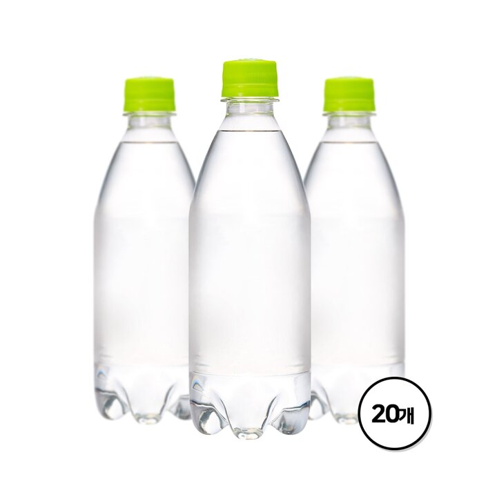 [S] 풀무원 탄산수 브리지톡 플레인eco(무라벨) 500mL X 20병