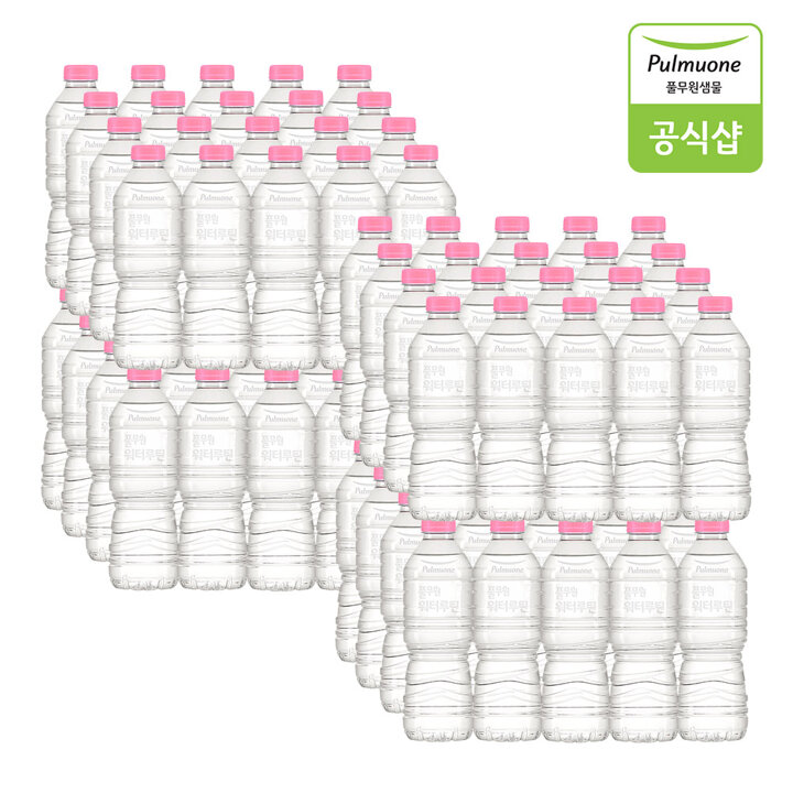[G] 풀무원 워터루틴 무라벨 생수 500ml X 80병