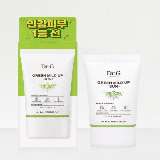 닥터지그린마일드업선플러스50ml-썬크림민감성자외선차단제무기자차선크림(SH)
