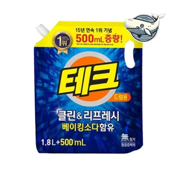 드럼 세제 리필 2.3L 식물성 세탁세제