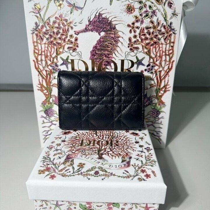 [명품] 크리스찬 디올 디올 DIOR CARO XS 지갑 블랙 S5132UW
