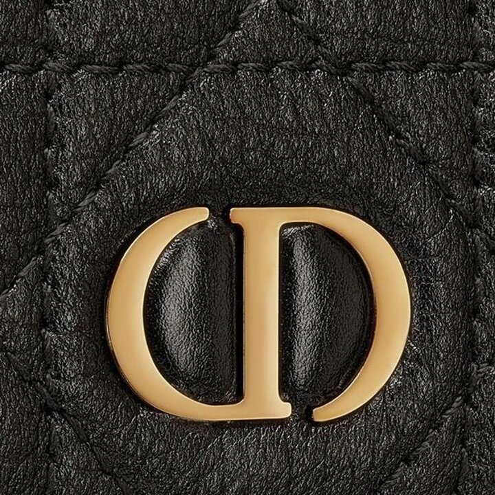 [명품] 크리스찬 디올 디올 DIOR CARO XS 지갑 블랙 S5132UW