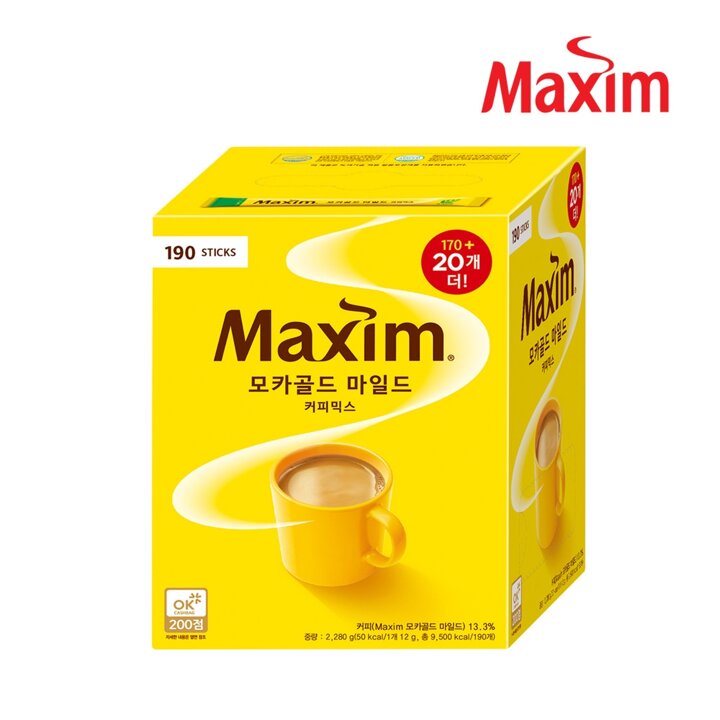 [맥심] 모카골드 커피믹스 190T