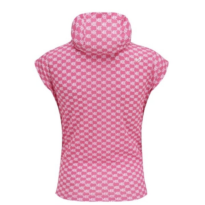 (신세계하남점)25 S/S 신상품 여성 로고 패턴 미니후드 캡소매 티셔츠(421E2TR734)