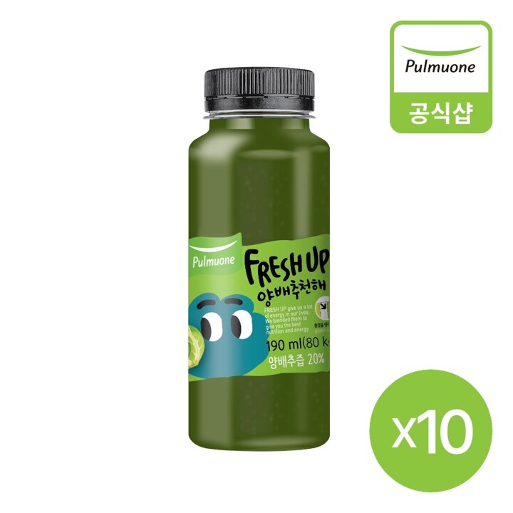 [풀무원] 프레시업 양배추천해 190mlX10개