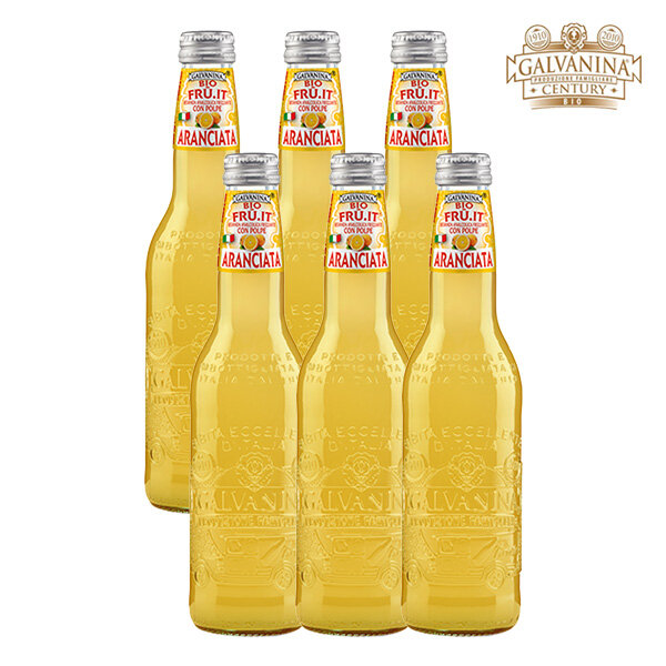 [보라티알] 갈바니나 유기농 오렌지 355ml x6개